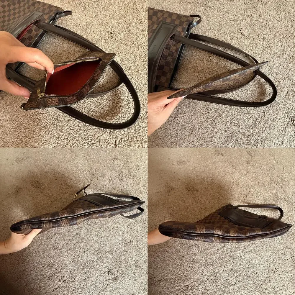 Authentic Louis Vuitton Damier tote bag and second bag - Picture 8 of 8